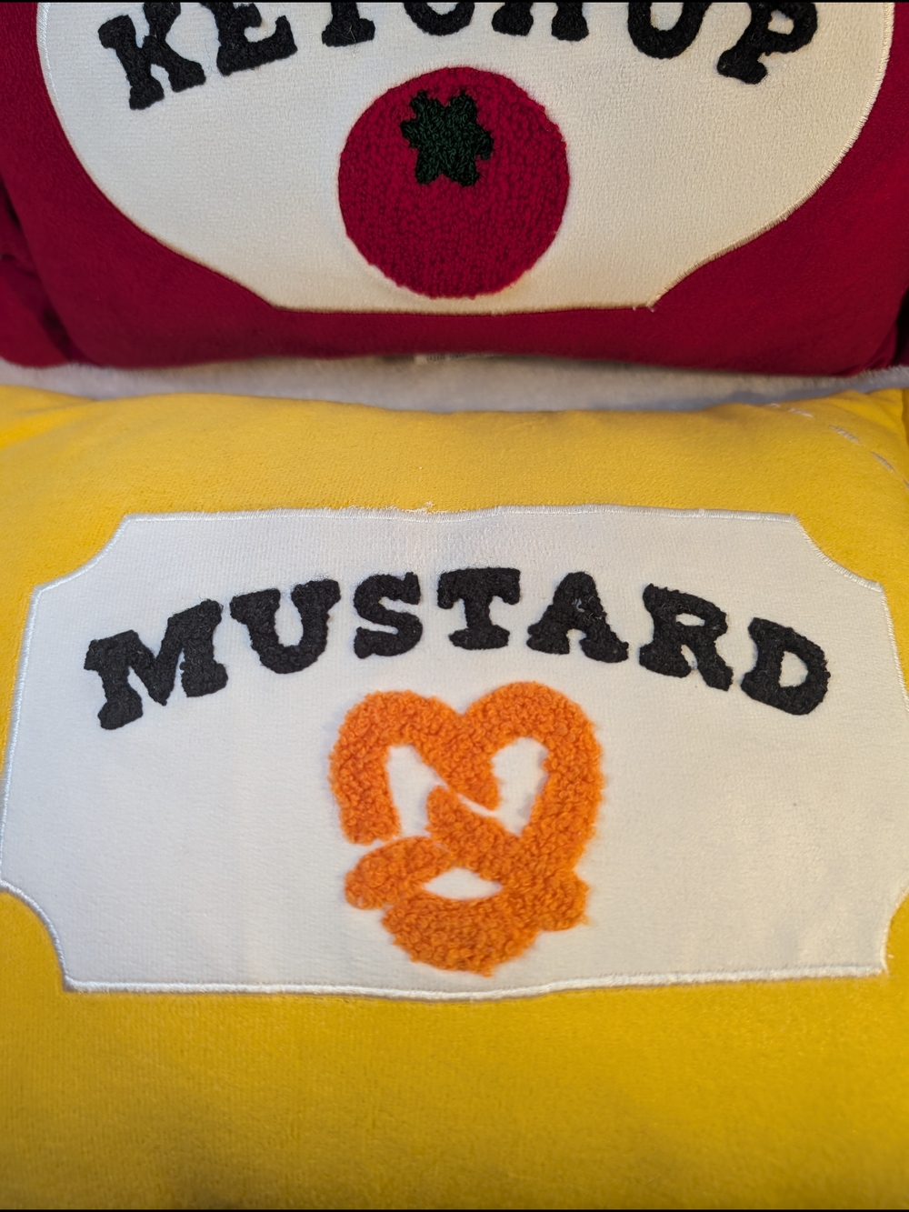Ketchup & Mustard Decorative Throw Pillows - Picture 4 of 4